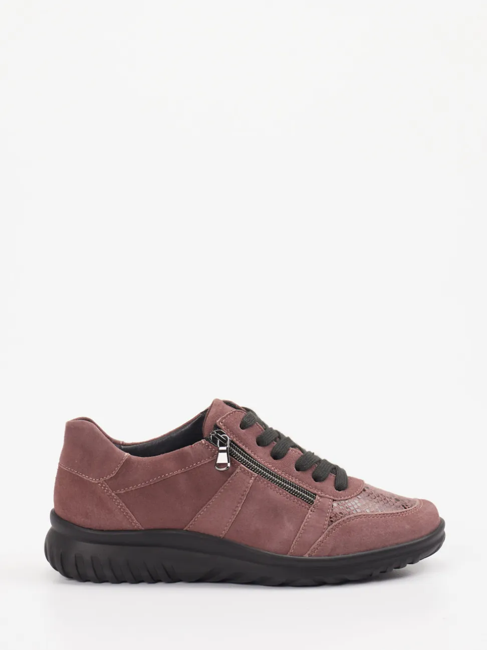 Semler – Komfort-Sneaker aus Stretchmaterial Altrosa