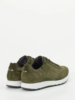 Semler – Komfort-Sneaker aus Veloursleder olivgrün