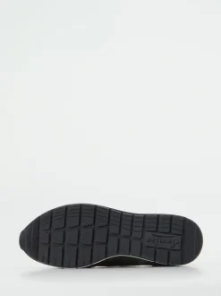 Semler – Komfort-Sneaker aus Veloursleder olivgrün