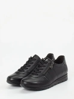 Semler – Komfort-Sneaker aus Kalbleder Schwarz