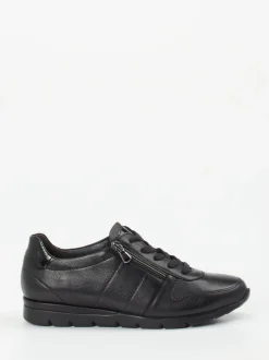 Semler – Komfort-Sneaker aus Kalbleder Schwarz