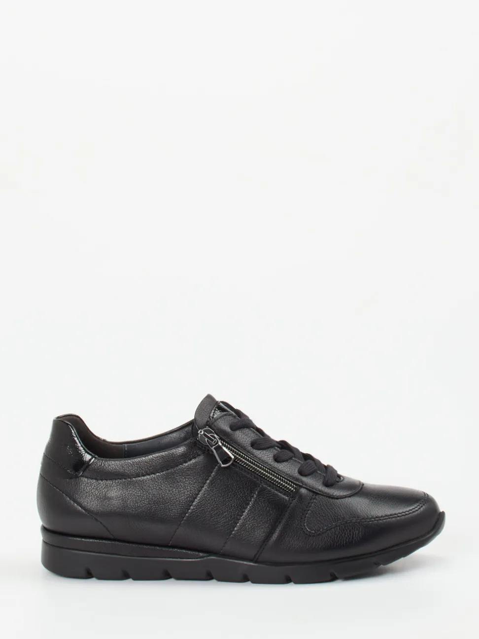 Semler – Komfort-Sneaker aus Kalbleder Schwarz