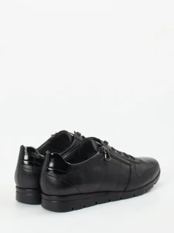 Semler – Komfort-Sneaker aus Kalbleder Schwarz
