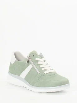Semler – Komfort-Sneaker aus Veloursleder grün