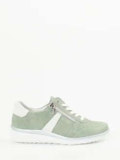 Semler – Komfort-Sneaker aus Veloursleder grün