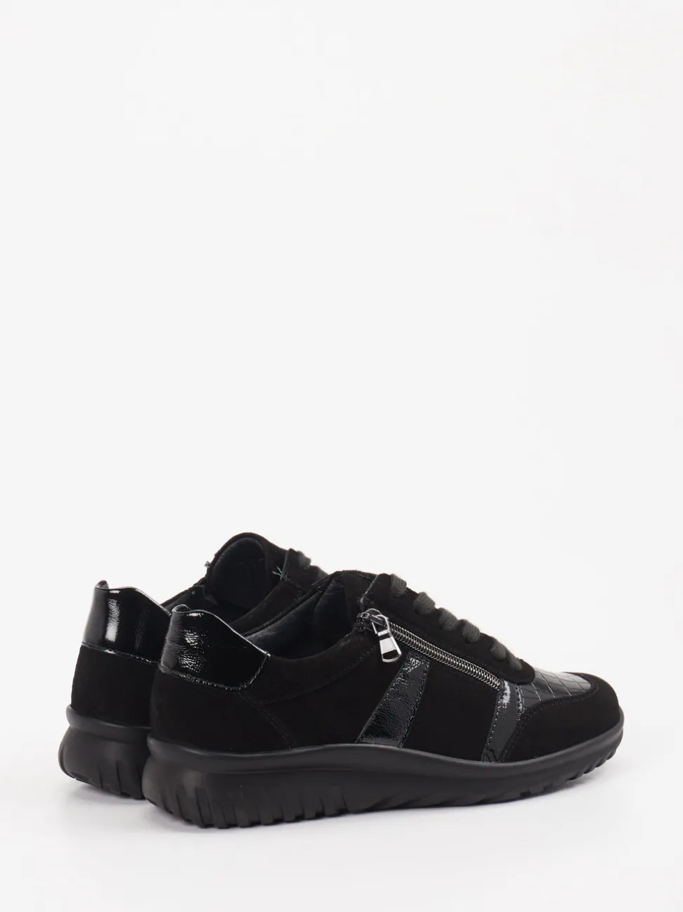 Semler – Komfort-Sneaker aus Leder Schwarz