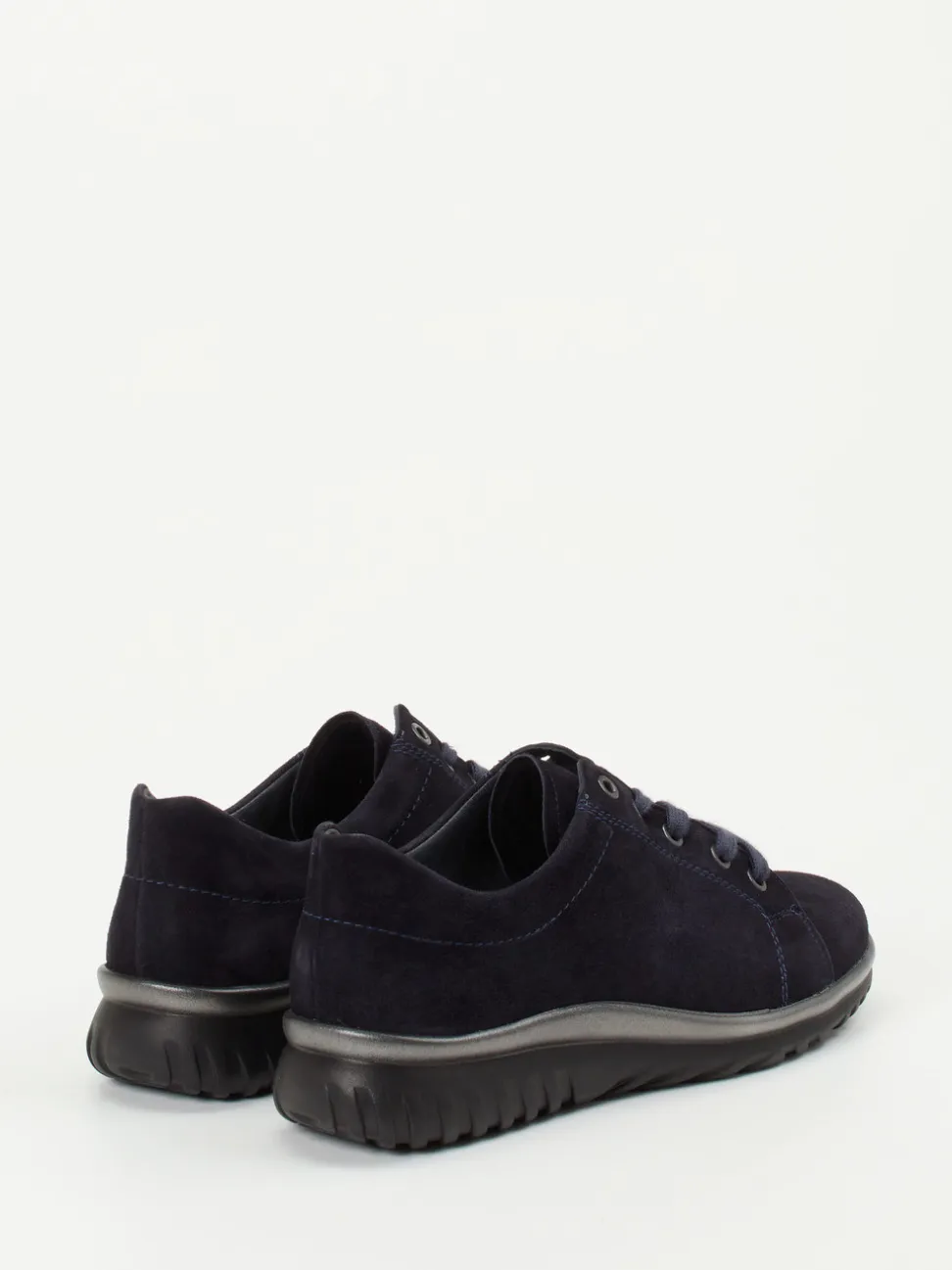 Semler – Komfort-Sneaker aus Veloursleder Dunkelblau