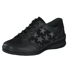 Semler – Komfort-Sneaker aus Kalbleder Schwarz