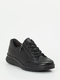 Semler – Komfort-Sneaker aus Hirschleder Schwarz