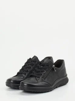 Semler – Komfort-Sneaker aus Hirschleder Schwarz