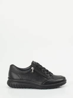 Semler – Komfort-Sneaker aus Hirschleder Schwarz