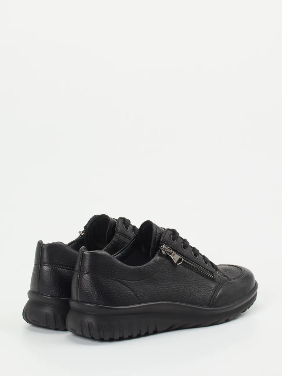 Semler – Komfort-Sneaker aus Hirschleder Schwarz