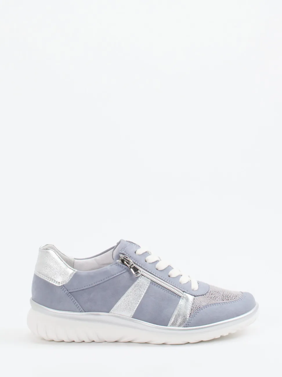 Semler – Komfort-Sneaker aus Stretch und Veloursleder