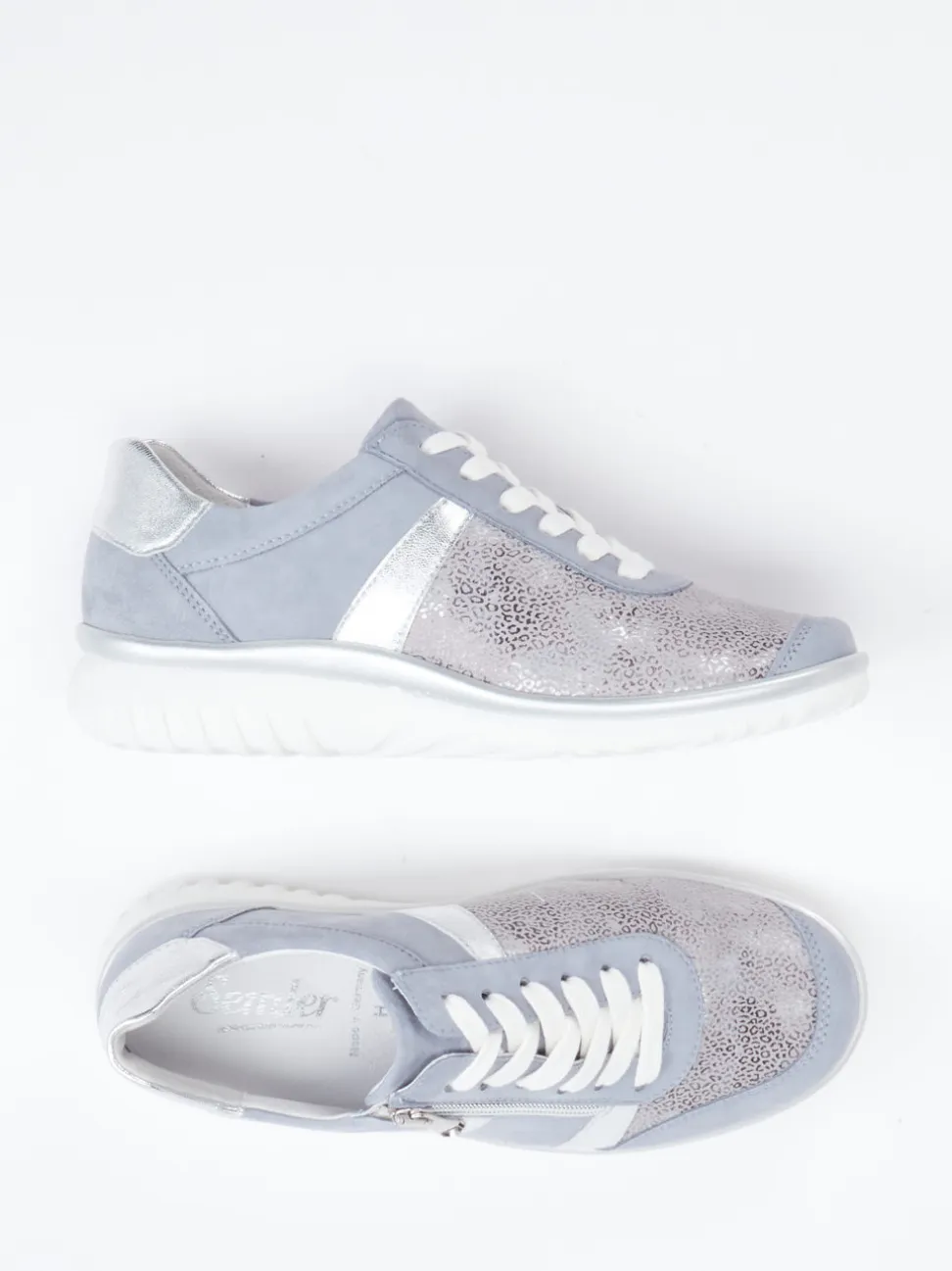 Semler – Komfort-Sneaker aus Stretch und Veloursleder