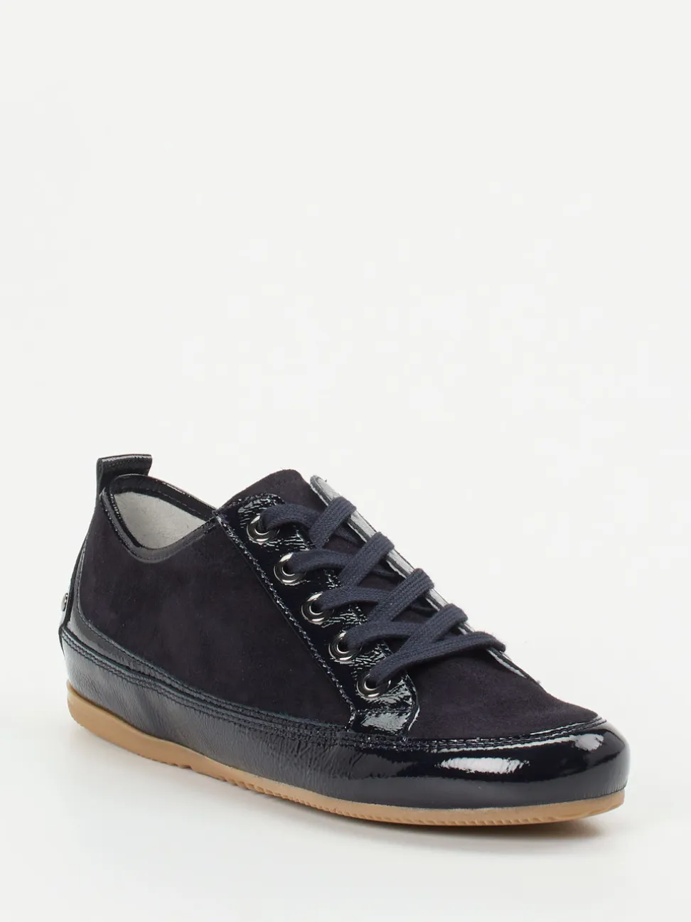 Semler – Komfort-Sneaker aus Veloursleder Dunkelblau