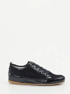 Semler – Komfort-Sneaker aus Veloursleder Dunkelblau
