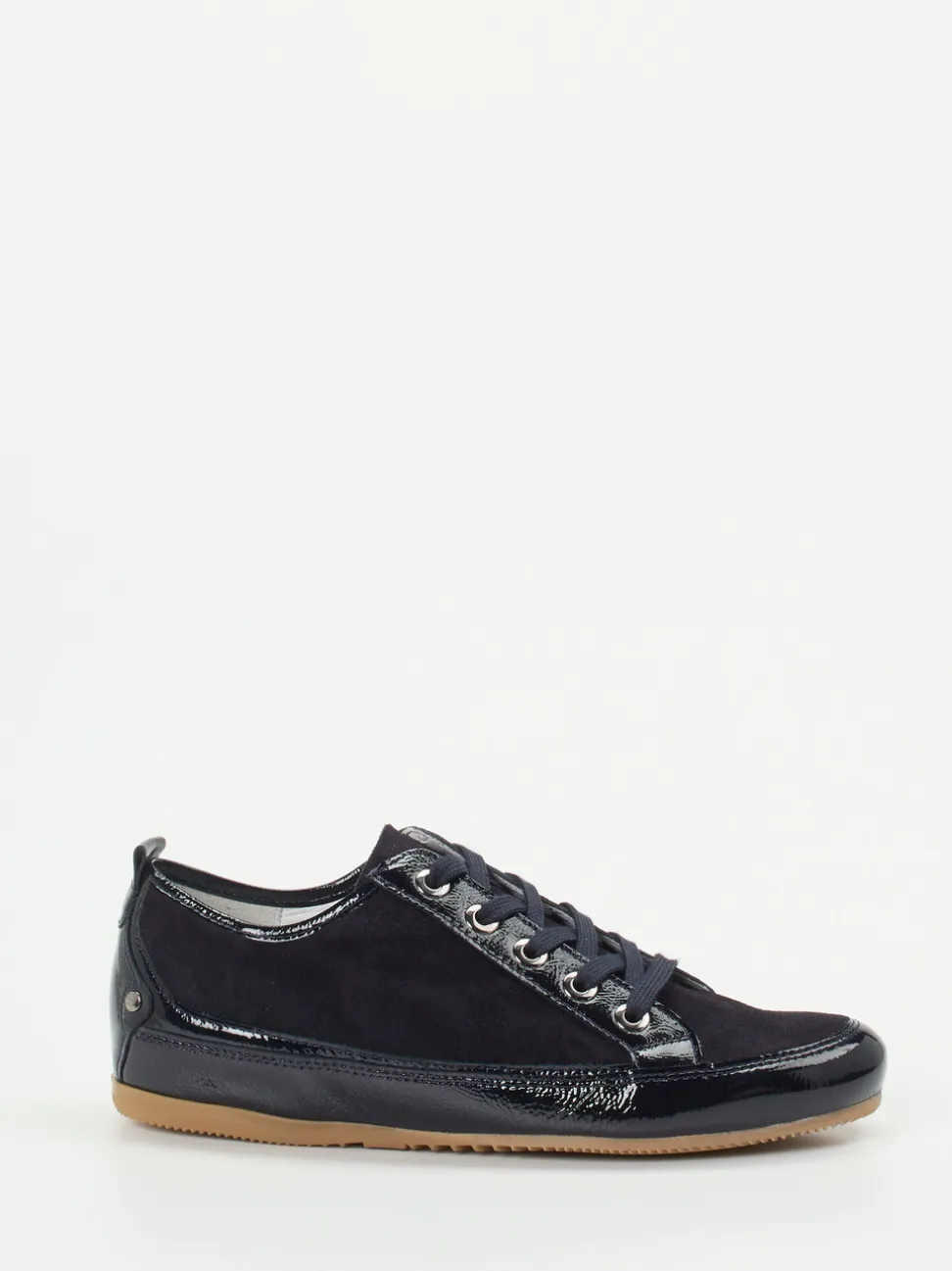 Semler – Komfort-Sneaker aus Veloursleder Dunkelblau