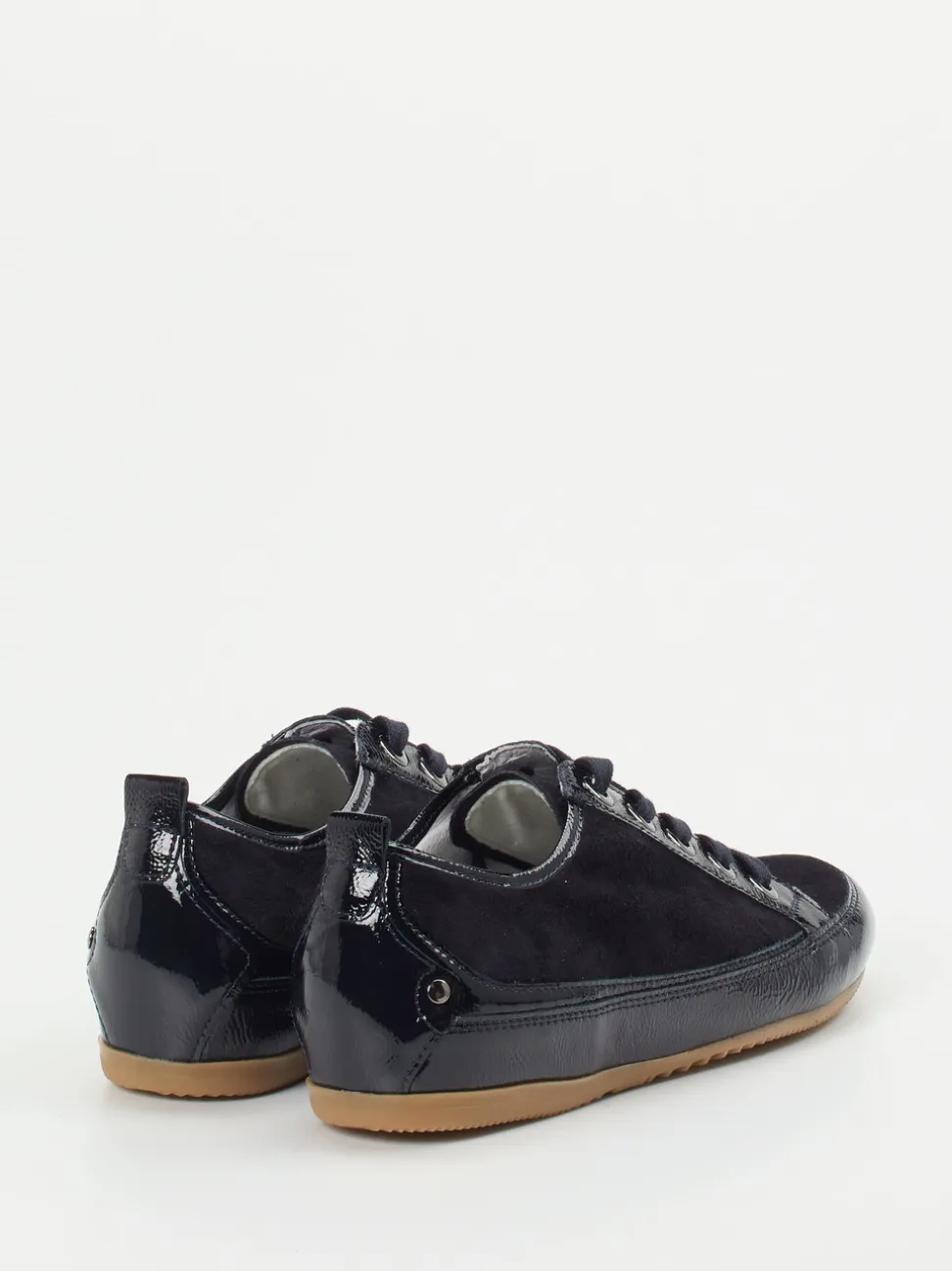 Semler – Komfort-Sneaker aus Veloursleder Dunkelblau