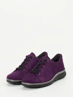 Semler – Komfort-Sneaker aus Veloursleder violett