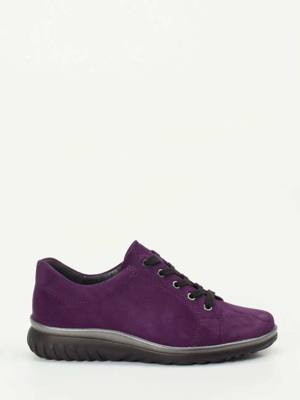 Semler – Komfort-Sneaker aus Veloursleder violett
