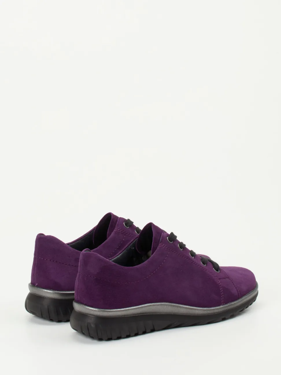 Semler – Komfort-Sneaker aus Veloursleder violett