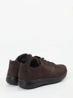 Semler – Komfort-Sneaker aus Veloursleder Dunkelbraun