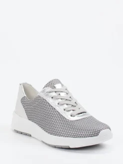Semler – Komfort-Sneaker aus Textil silberfarben