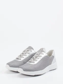 Semler – Komfort-Sneaker aus Textil silberfarben