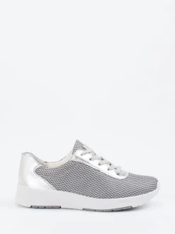 Semler – Komfort-Sneaker aus Textil silberfarben
