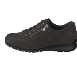 Semler – Komfort-Sneaker aus Veloursleder grau