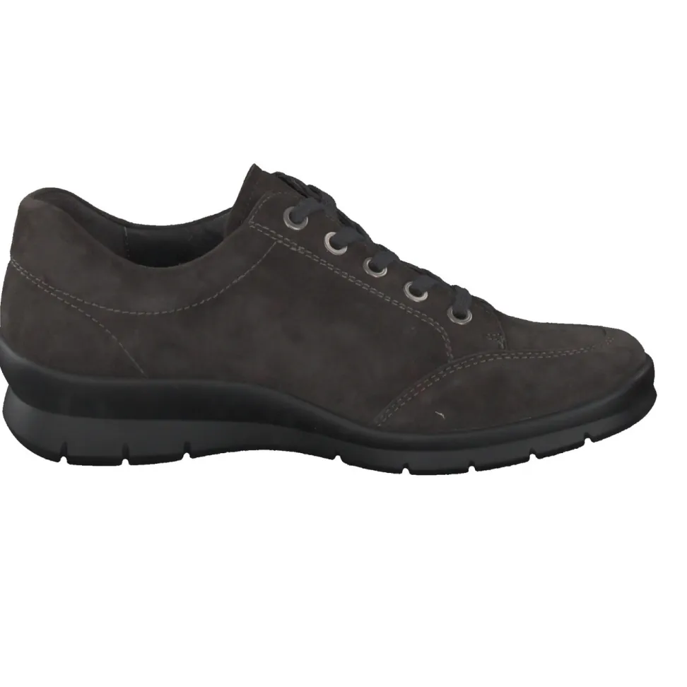 Semler – Komfort-Sneaker aus Veloursleder grau