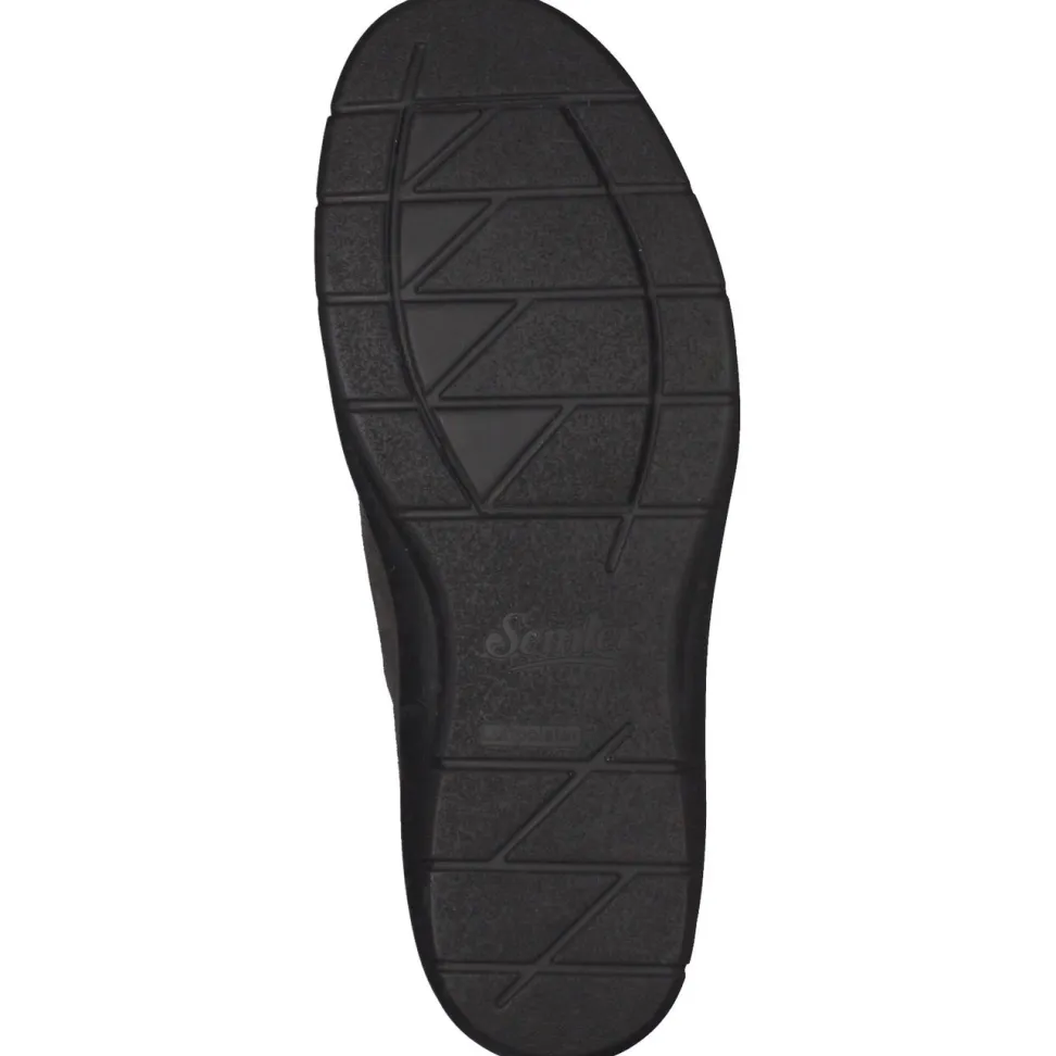 Semler – Komfort-Sneaker aus Veloursleder grau