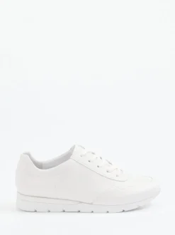 Semler – Komfort-Sneaker aus Kalbleder Offwhite