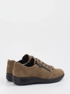 Semler – Komfort-Sneaker aus Veloursleder taupe