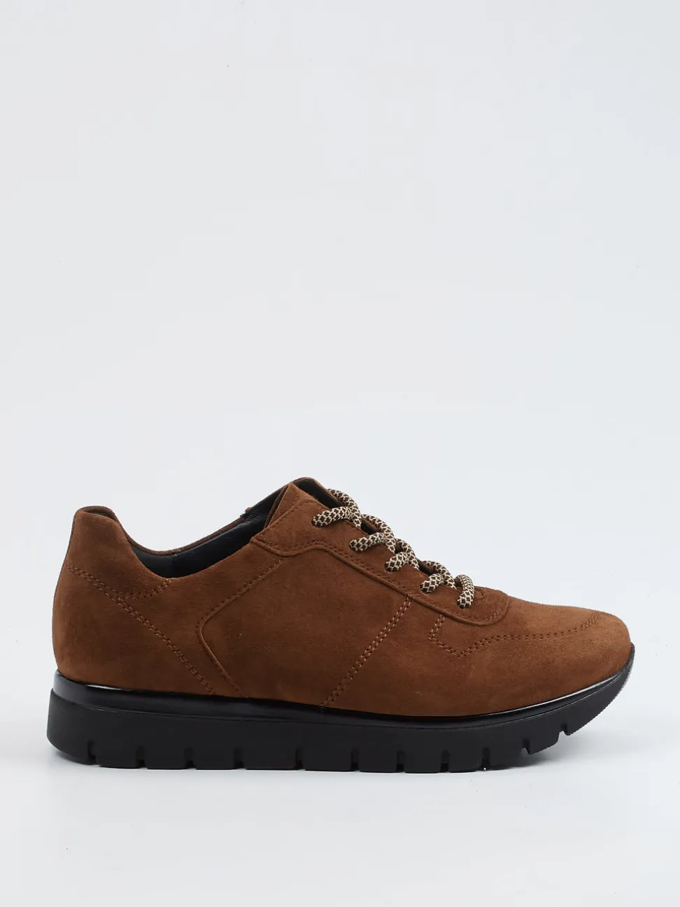 Semler – Komfort-Sneaker aus Veloursleder braun