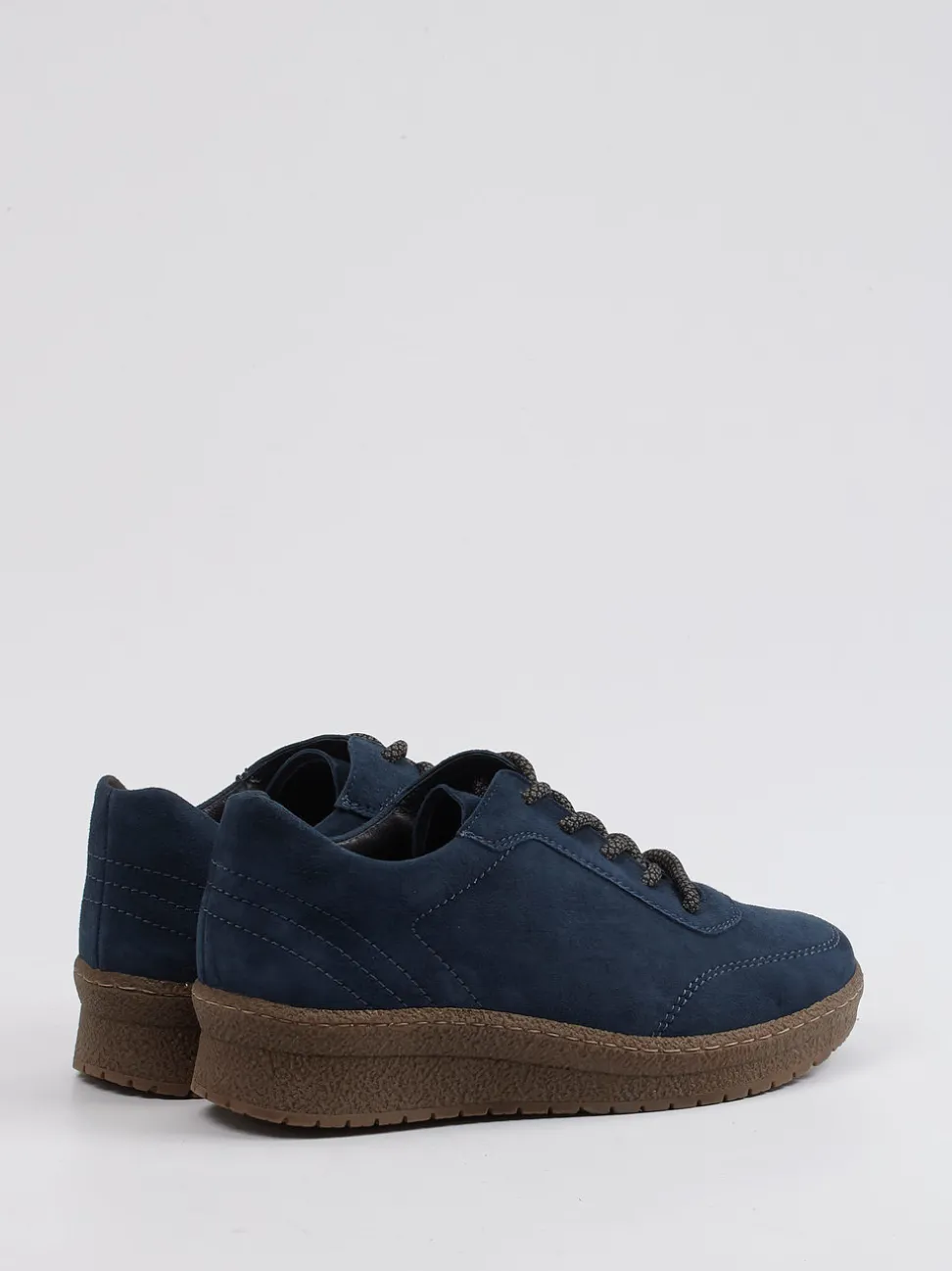 Semler – Komfort-Sneaker aus Veloursleder dunkelblau