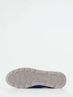 Semler – Komfort-Sneaker aus Veloursleder blau