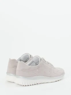 Semler – Komfort-Sneaker aus Veloursleder hellgrau