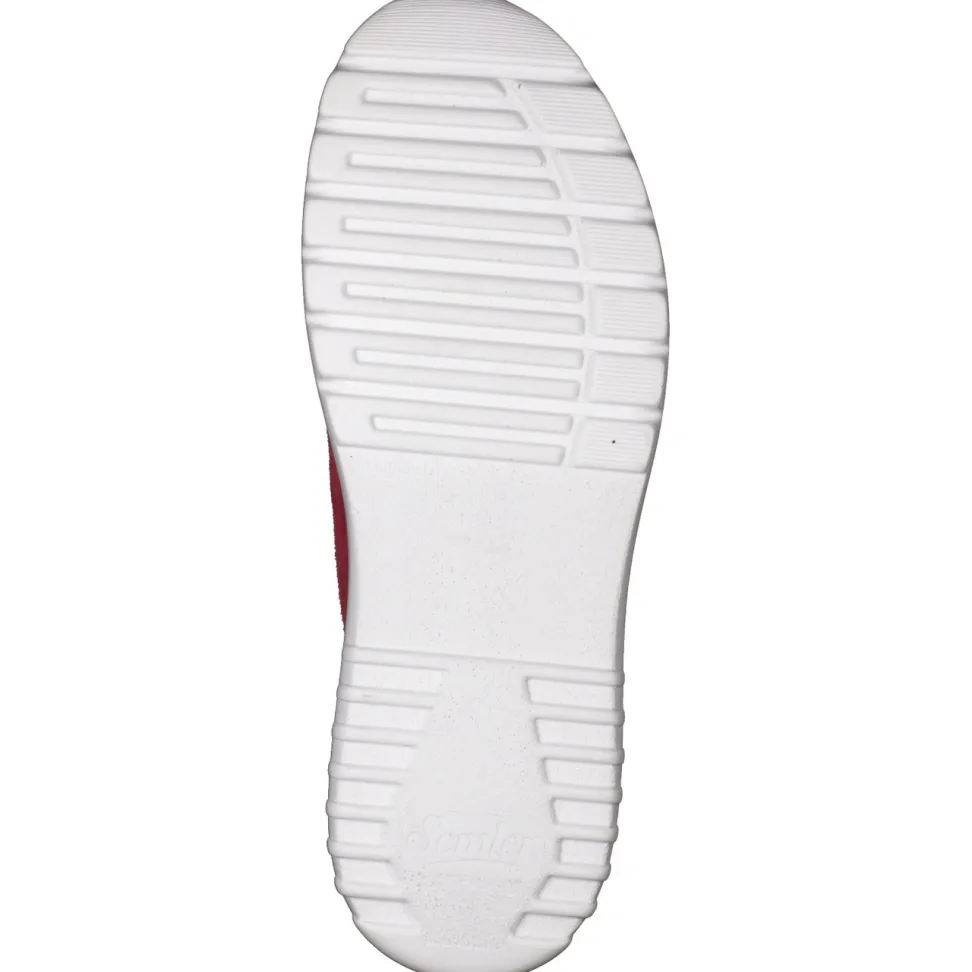 Semler – Komfort-Sneaker aus Veloursleder Rot