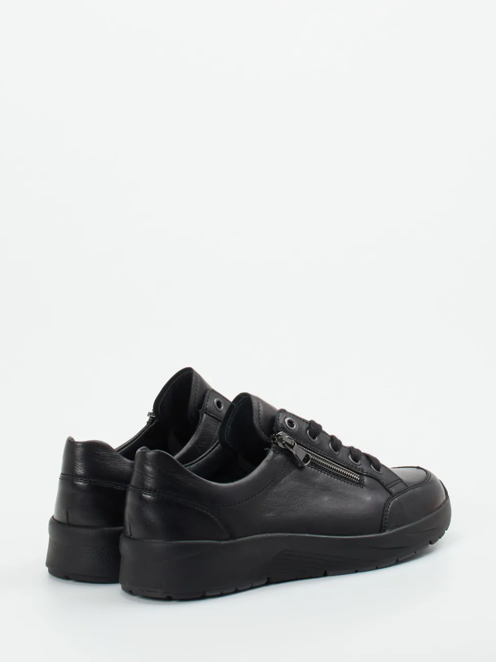 Semler – Komfort-Sneaker aus Kalbleder schwarz