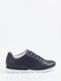 Semler – Komfort-Sneaker aus Kalbleder Dunkelblau
