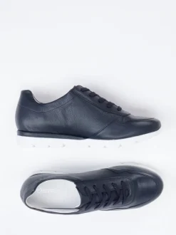 Semler – Komfort-Sneaker aus Kalbleder Dunkelblau