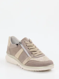 Semler – Komfort-Sneaker aus Stretch und Metallicleder