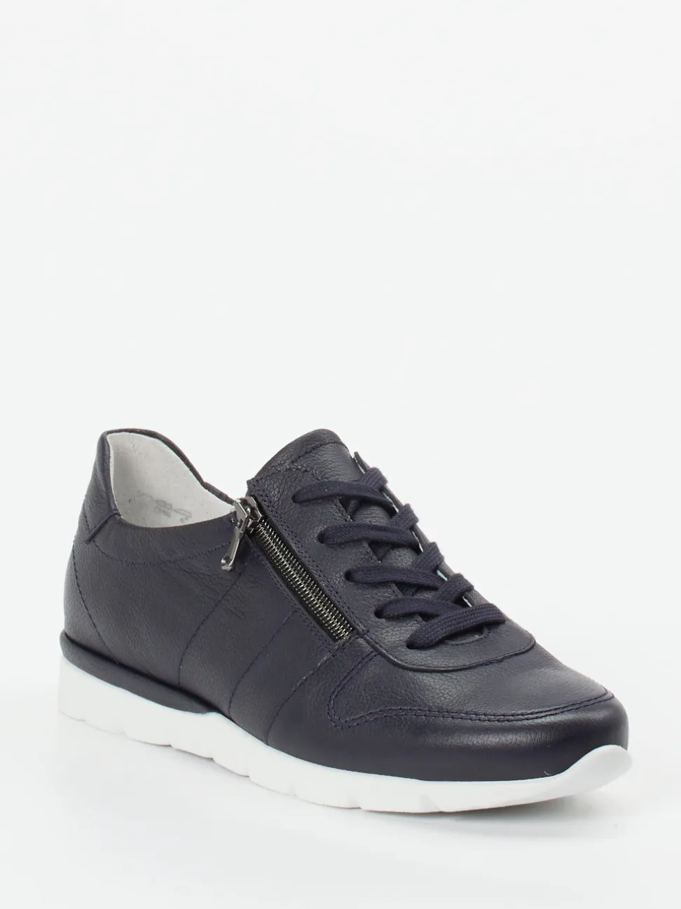 Semler – Komfort-Sneaker aus Kalbleder Dunkelblau