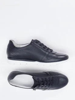 Semler – Komfort-Sneaker aus Kalbleder Dunkelblau