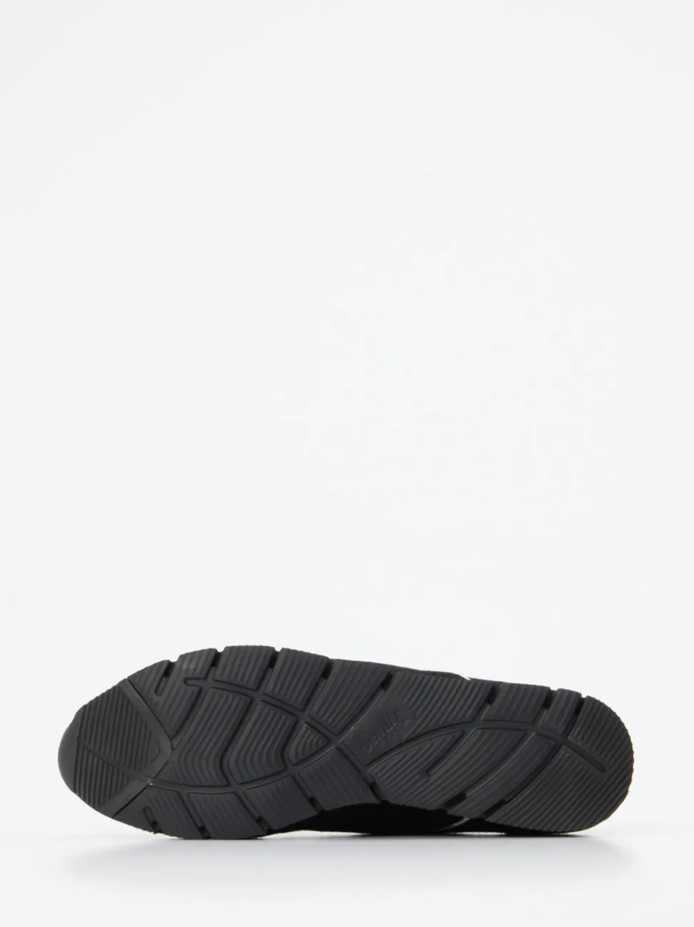 Semler – Komfort-Sneaker aus Veloursleder schwarz