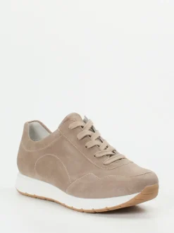 Semler – Komfort-Sneaker aus Stretchleder beige