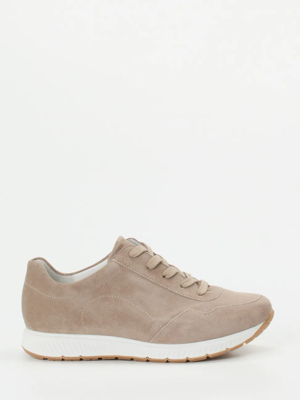 Semler – Komfort-Sneaker aus Stretchleder beige