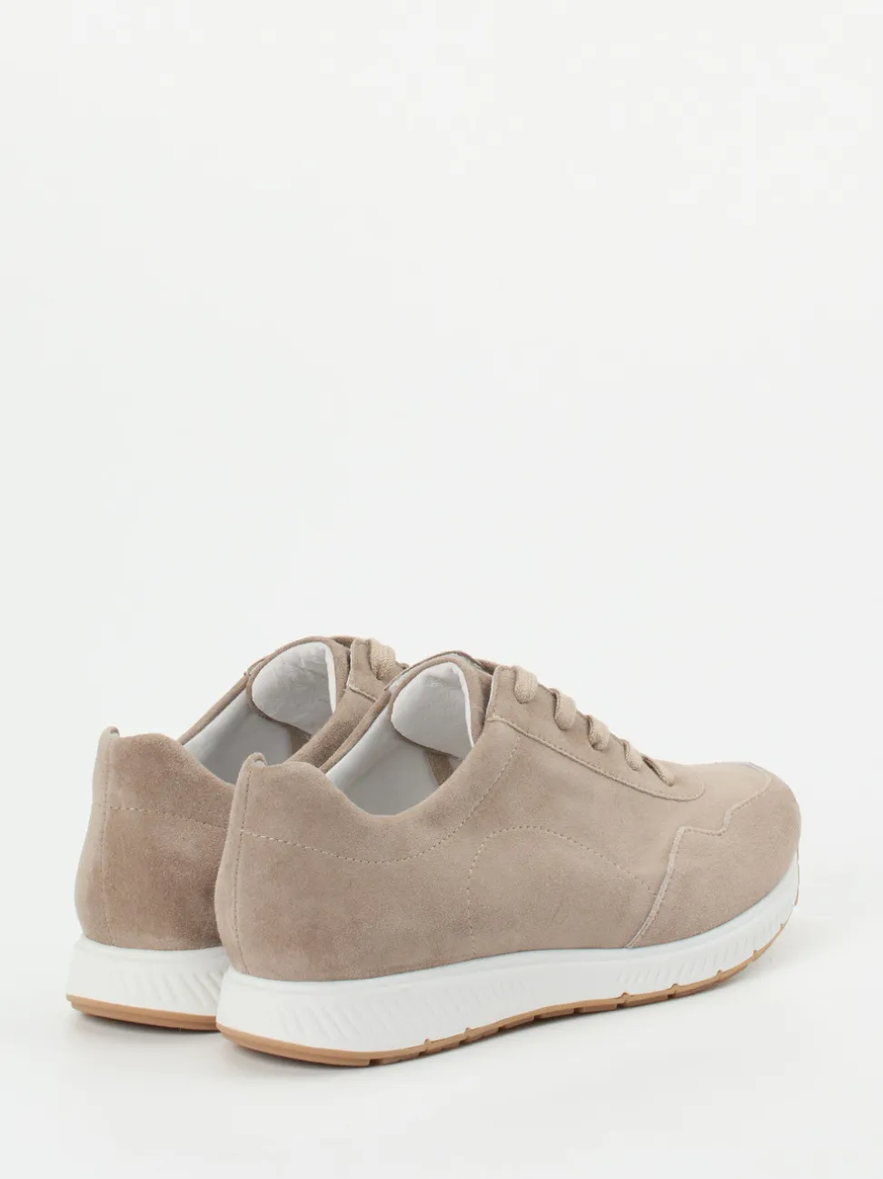 Semler – Komfort-Sneaker aus Stretchleder beige