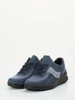 Semler – Komfort-Sneaker aus Veloursleder Jeansblau